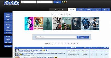 10 most popular torrent sites.